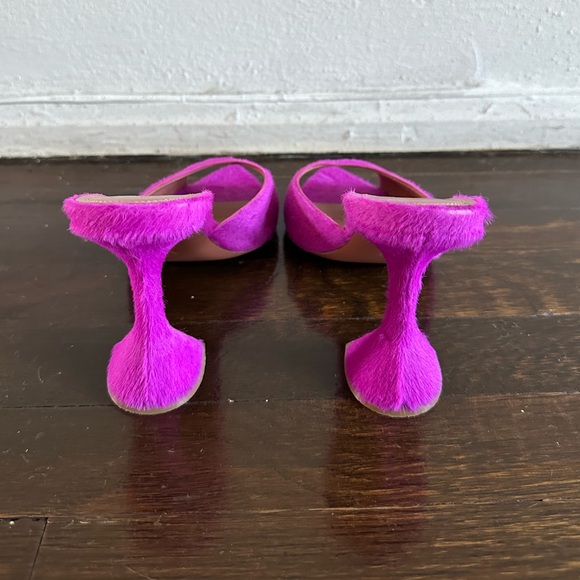Amina Muaddi Fiona calf skin mules - Picture 6 of 8